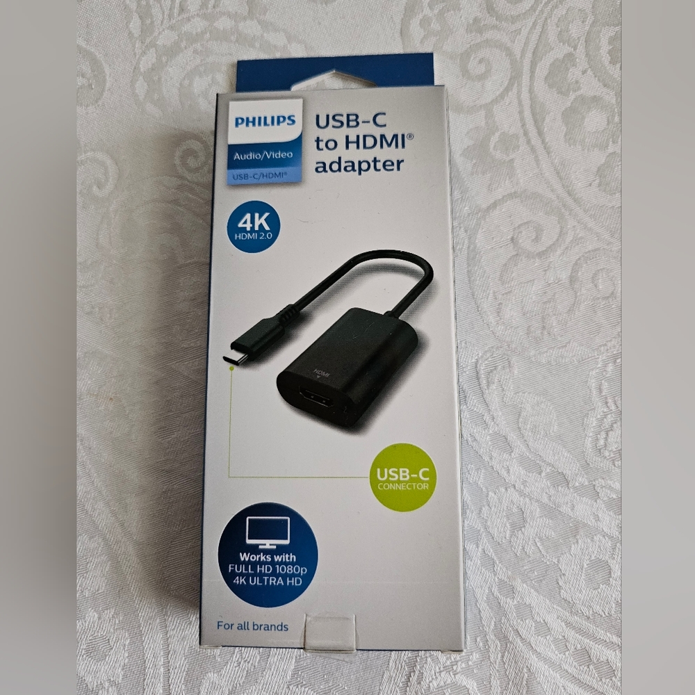 Philips USB-C to HDMI Adapter - Black
